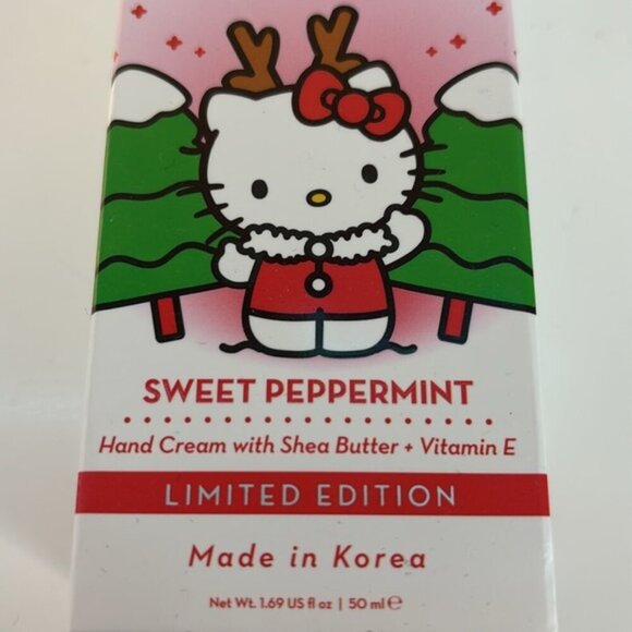 The Creme Shop Hello Kitty Handy Dandy Cream Sweet Peppermint hand cream BNIB - Picture 2 of 5